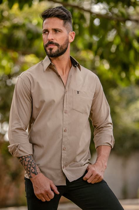 Camisa social masculina: fique elegante .